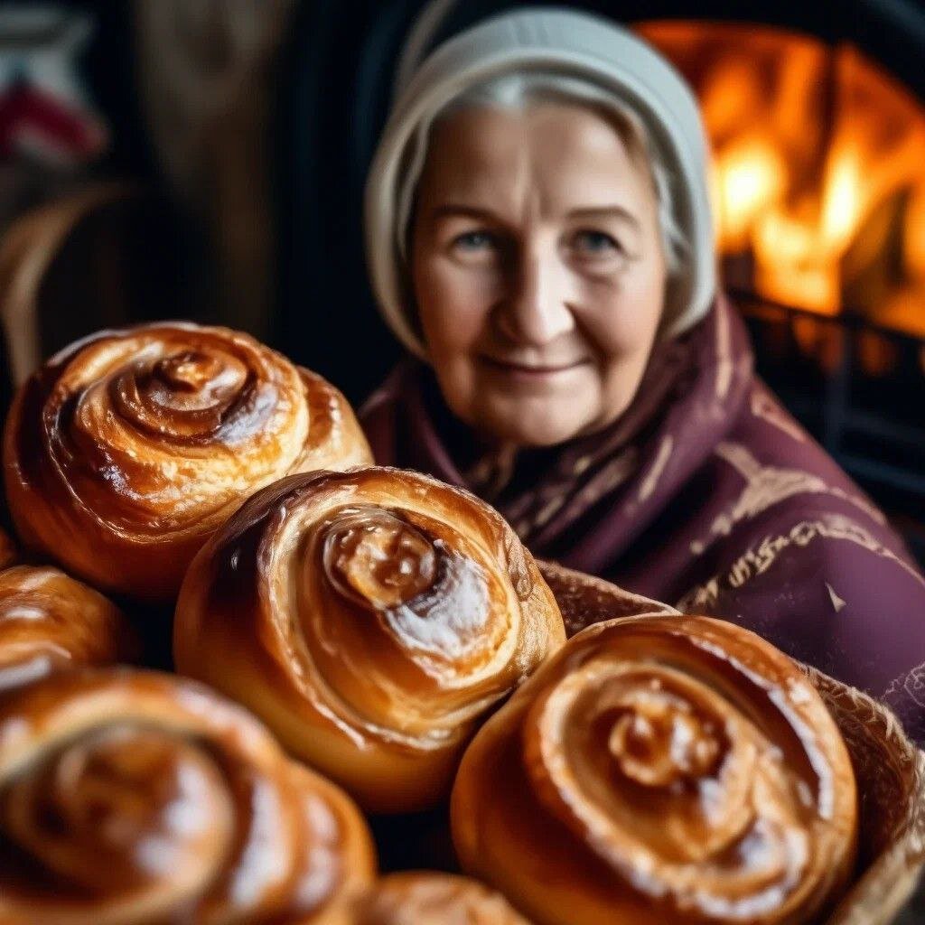 Сладенькие булочки и бабулечка))