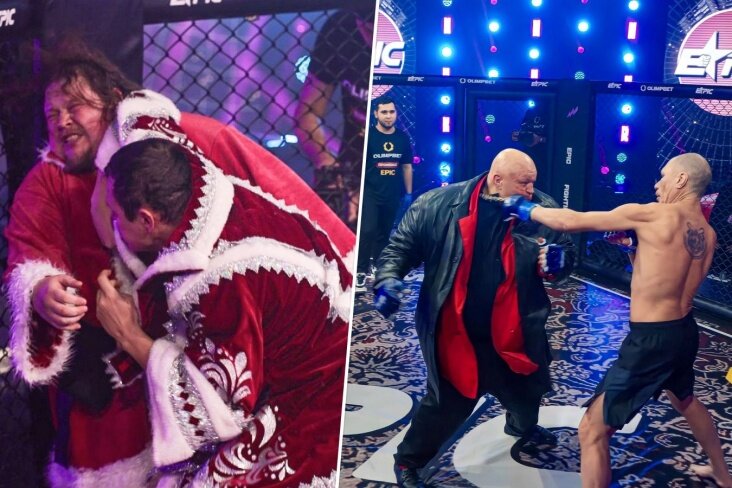 Дед Мороз и Санта-Клаус тоже вышли побузить!))  фото: картинки  яндекса.