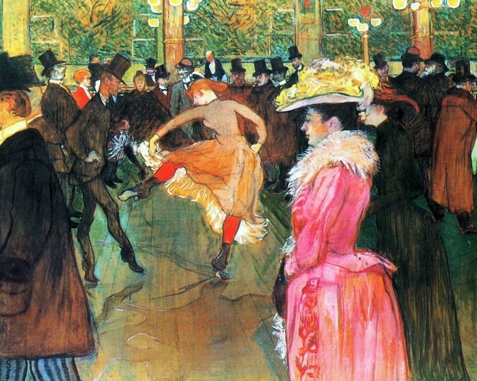 Изображение использовано в иллюстративных целях, "Танец в «Мулен Руж»", худ. Тулуз-Лотрек