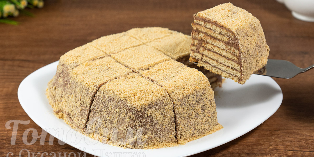Торт без выпечки из того, что было дома! Минимум затрат - вкусный результат!