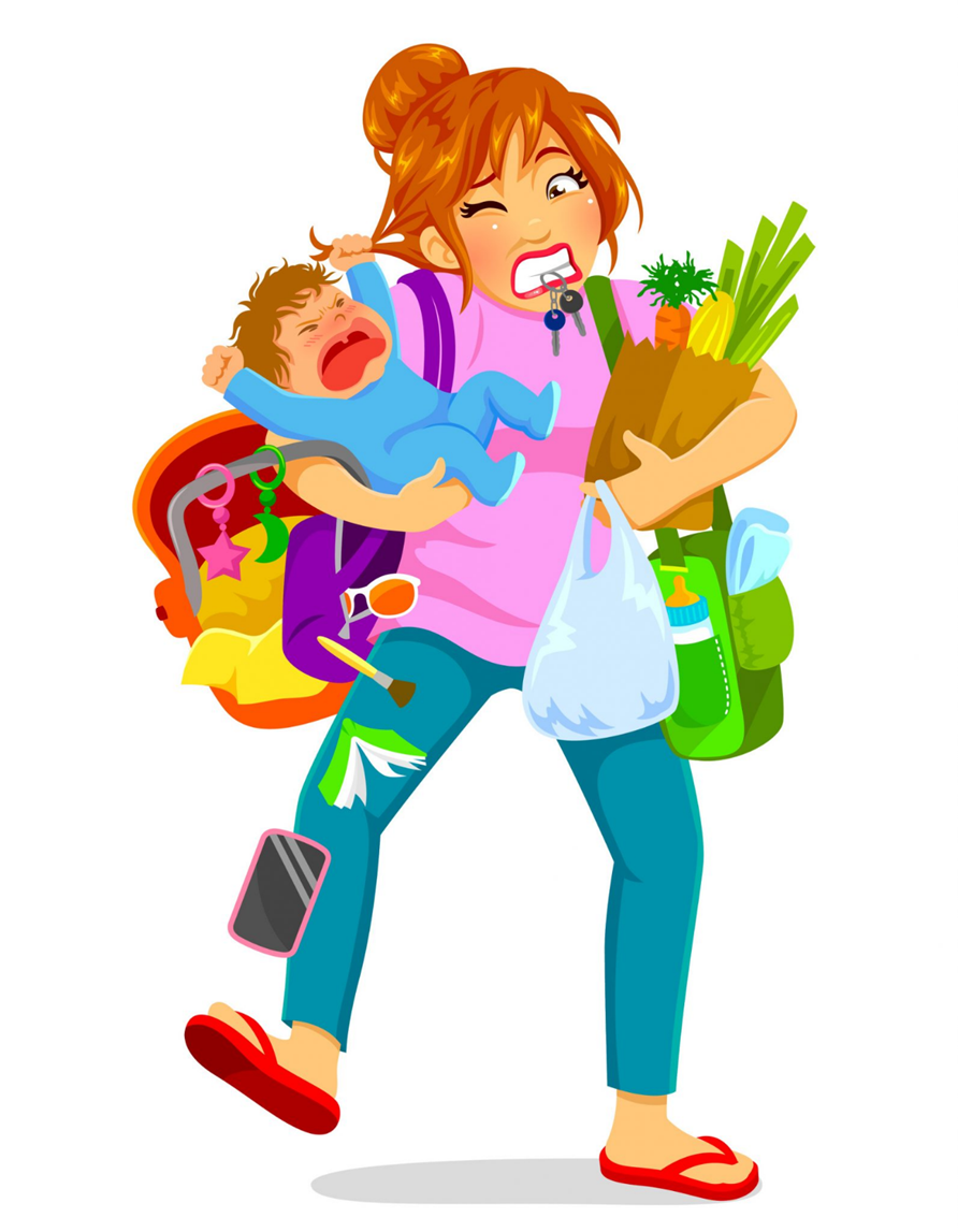 Как сложно быть мамой. Сумка для мамы и ребенка. Мама с ребенком на руках с пакетом. Женщина с ребенком и сумкой. Баба с сумками и детьми.