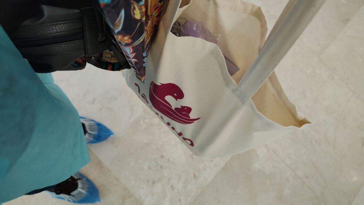 Был розыгрыш подарков среди пришедших на день открытых дверей. Мне повезло!