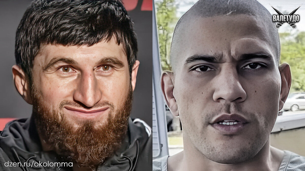 Магомед Анкалаев и чемпион UFC Алекс Перейра