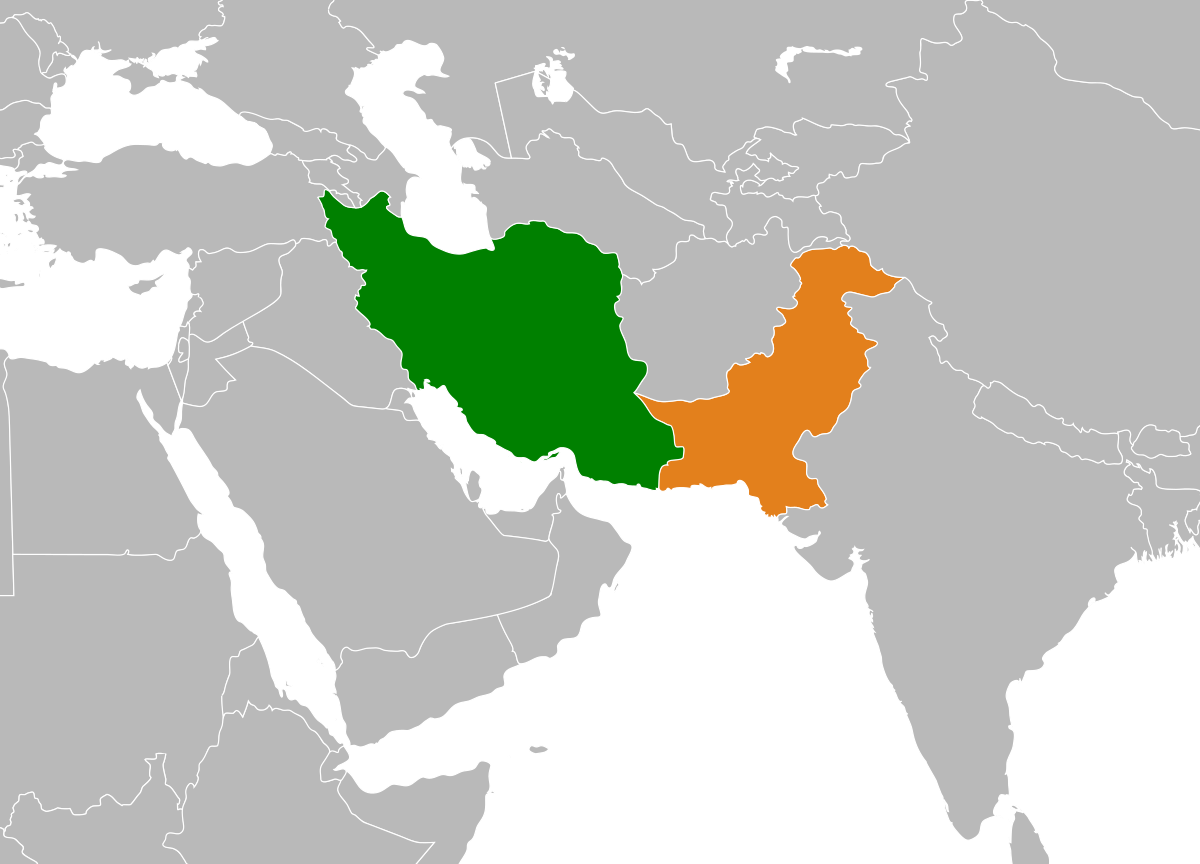 Детальная карта расположения Пакистана