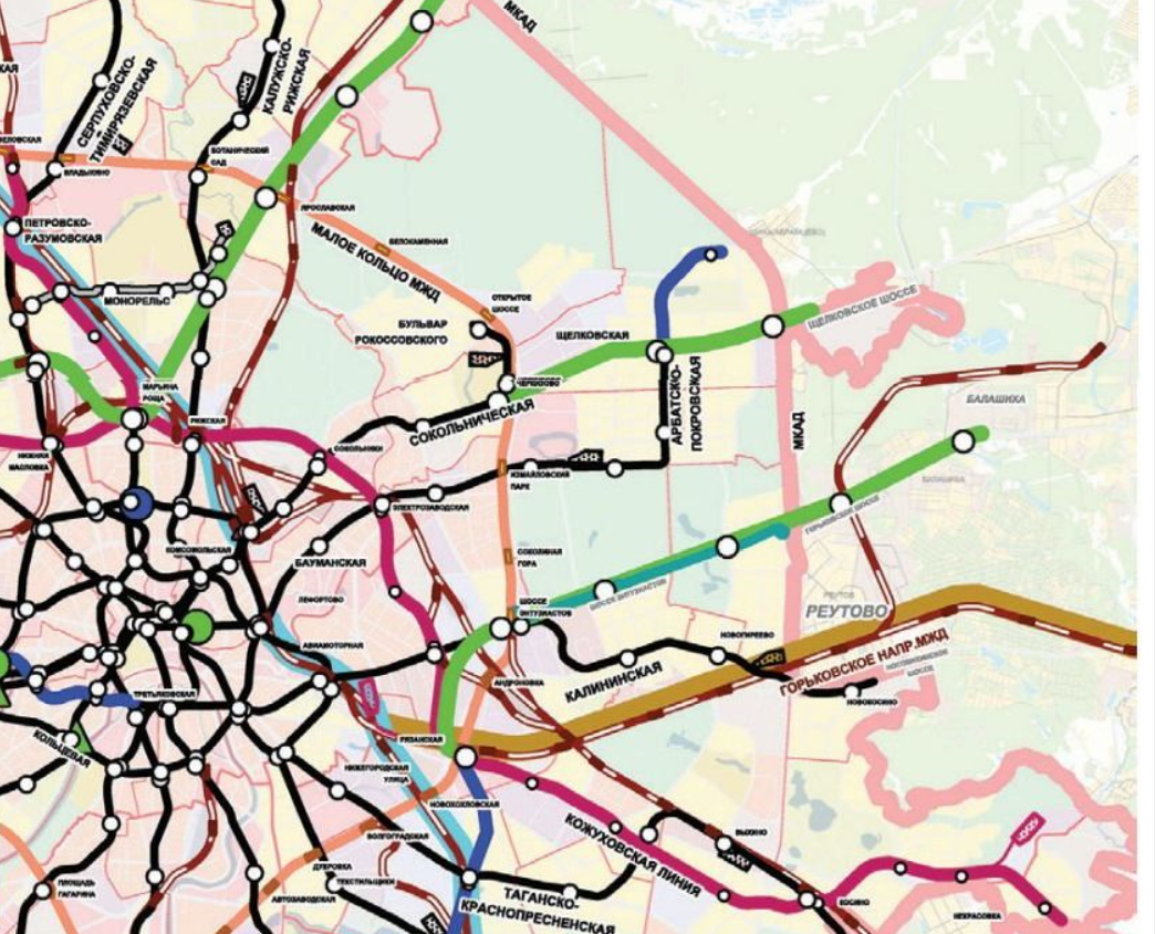 Нереализованные проекты метро: Сокольническая линия | Заметки о столице |  Дзен