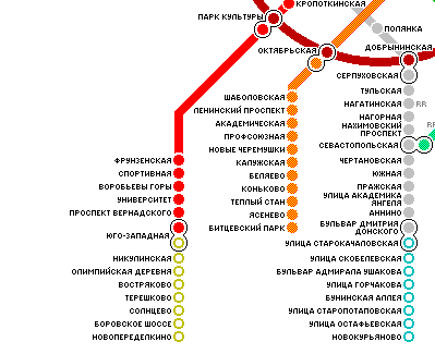 Фрагмент перспективной схемы метро 2003 года. Взята с сайта: https://www.metro.ru.