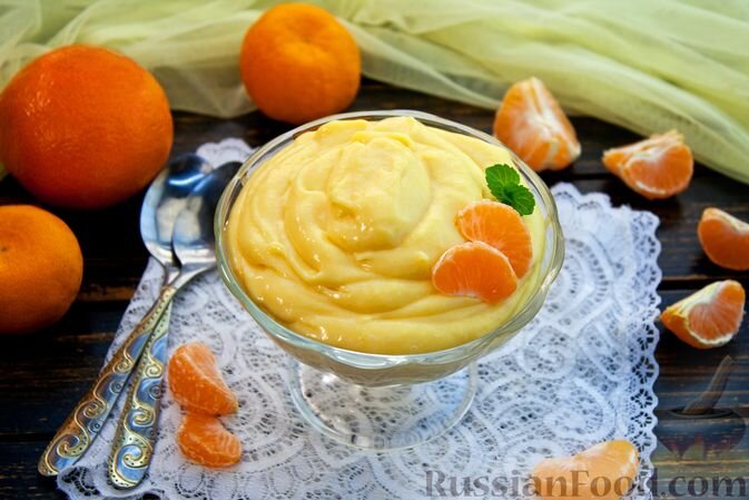 мандарин, сахар, масло сливочное, мука, яйца, вода