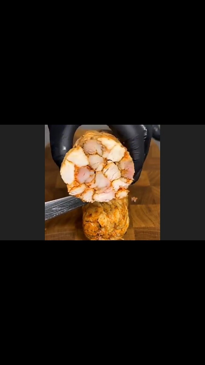 Готовим куриный рулет 