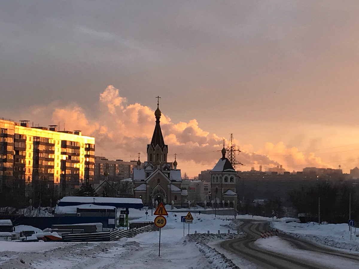 Зимний Новосибирск.