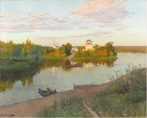 И. И. Левитан. Вечерний звон. Источник: https://lavrus.tretyakov.ru/publications/10-kartin-levitana-kotorye-nuzhno-znat/