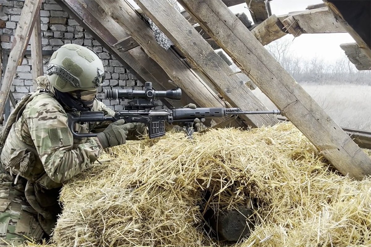    Бойцы тульской дивизии взяли село Веселое под Соледаром