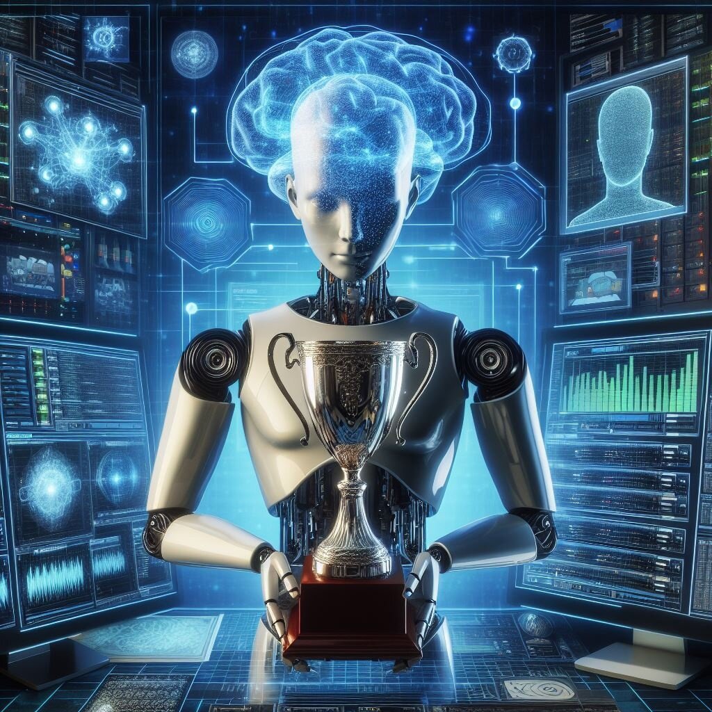    Вот так выглядит лучшая нейросеть по мнению DALL-E / Иллюстрация: Алиса Смирнова, Фотосклад.Эксперт