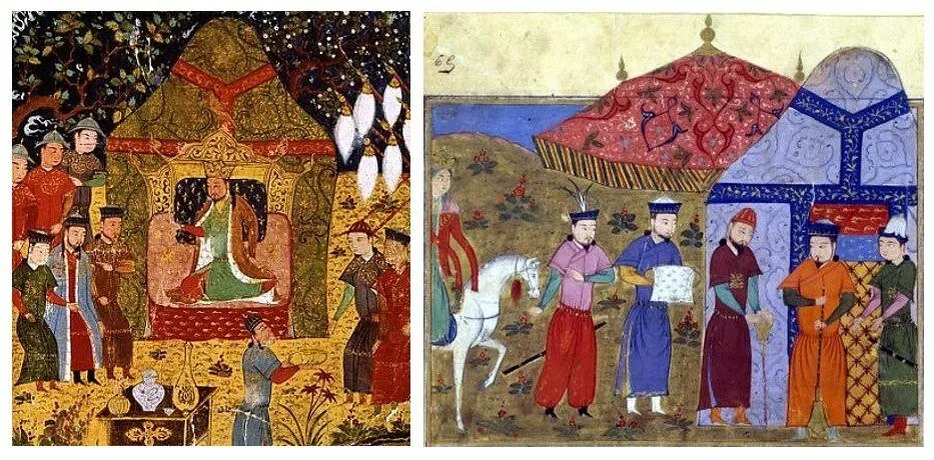 Золотая орда сбор дани баскак. Послы средние века. Рабыни монгольских ханов. Дань монголов слайд. Дань чингисхану.