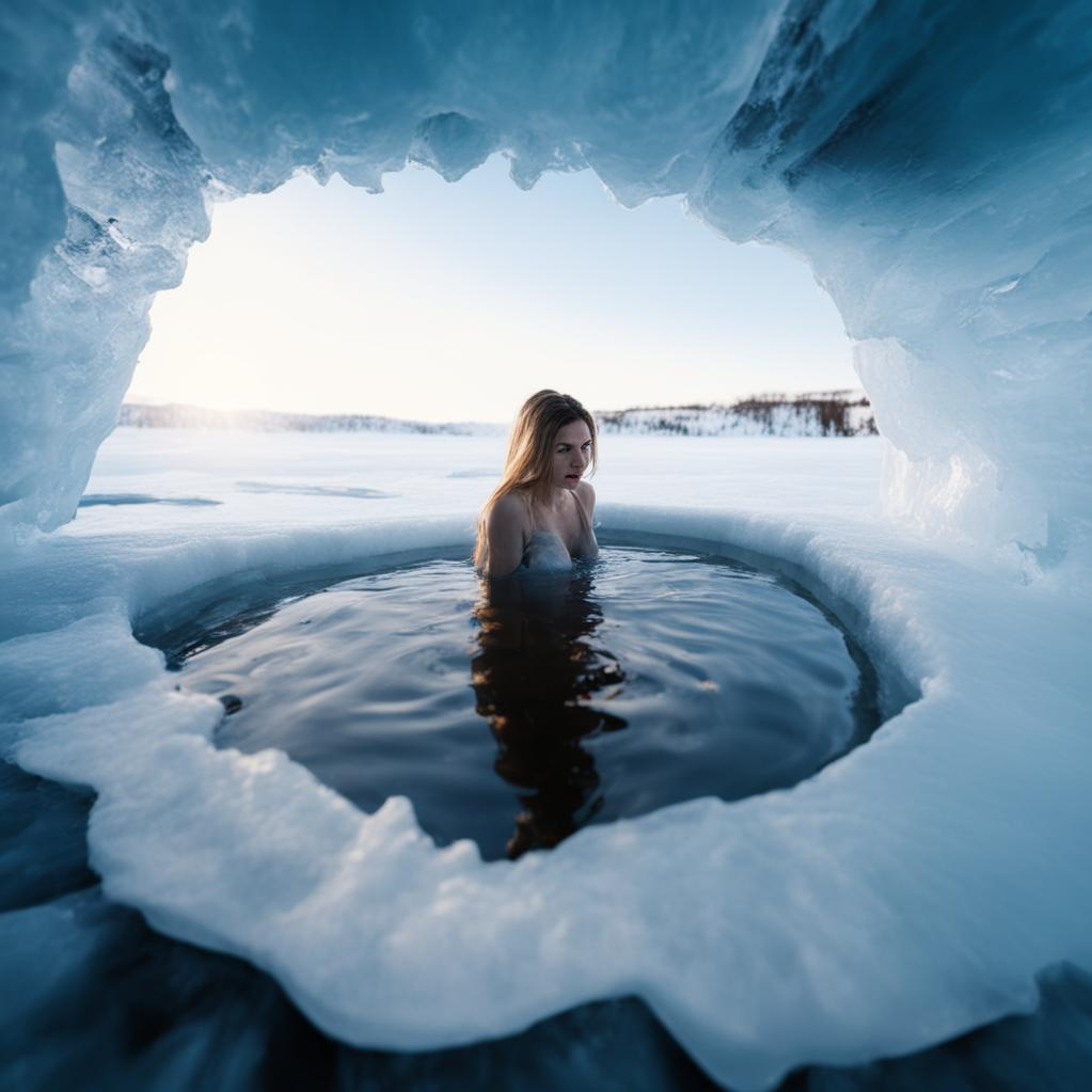Купание в ледяной воде кажется очень романтичным