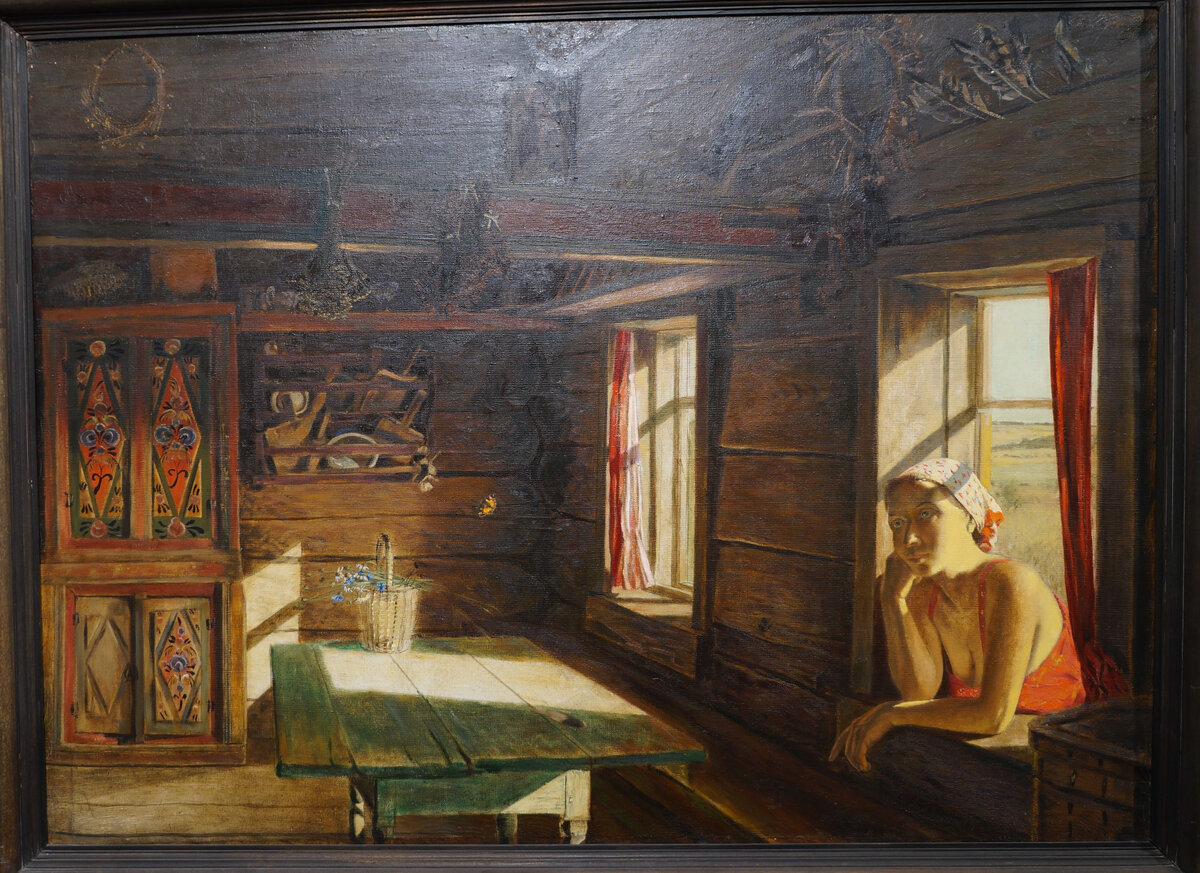 Виктор Харлов. Прошлые лета. Русиновский дом. 2019г. Холст, масло.