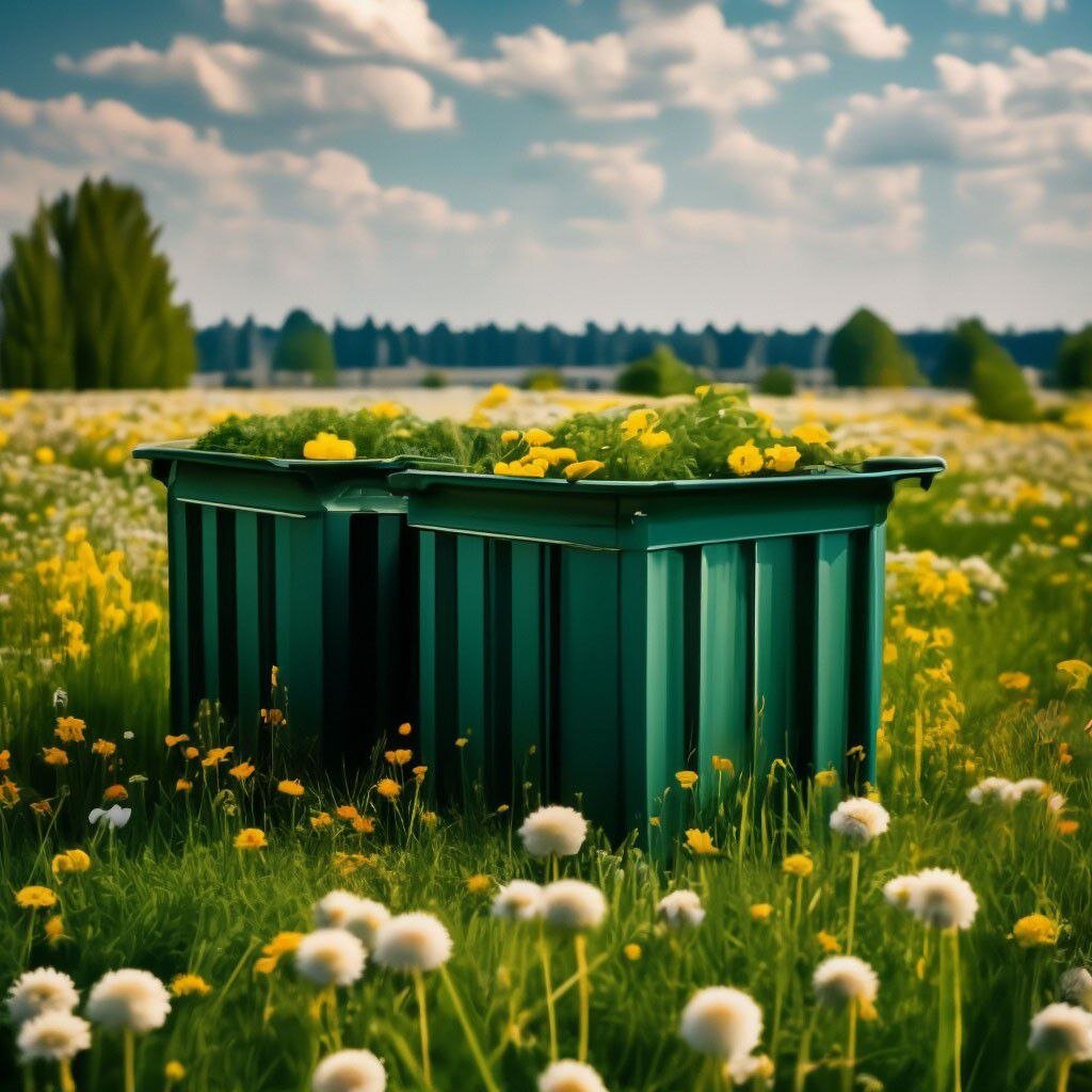 контейнеры для сбора мусора в СНТ