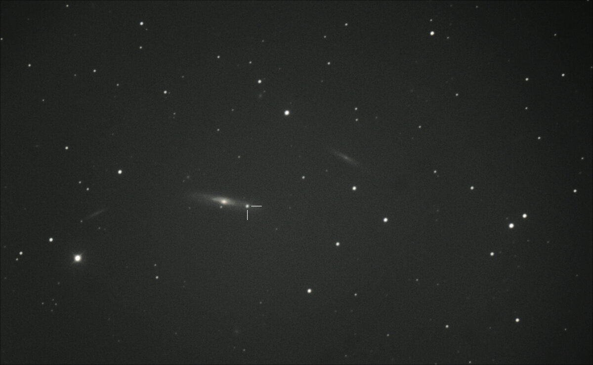 Сверхновая SN 2024gy в галактике NGC 4216. Sony a7s+ТАЛ-2 суммарная экспозиция 47 мин, сложение в DSS обработка в Ps и других редакторах. Фото автора.