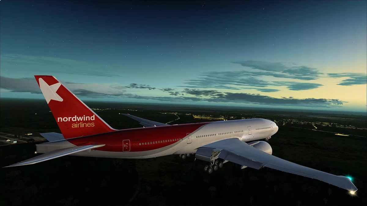 Самолет nordwind airlines