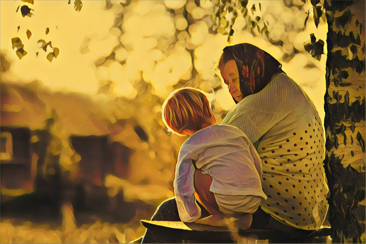 Саша и баба Зина