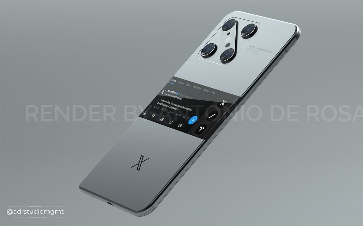 adrstudio📷Концепт смартфона Object-X оснащен дополнительным дисплеем на задней панели