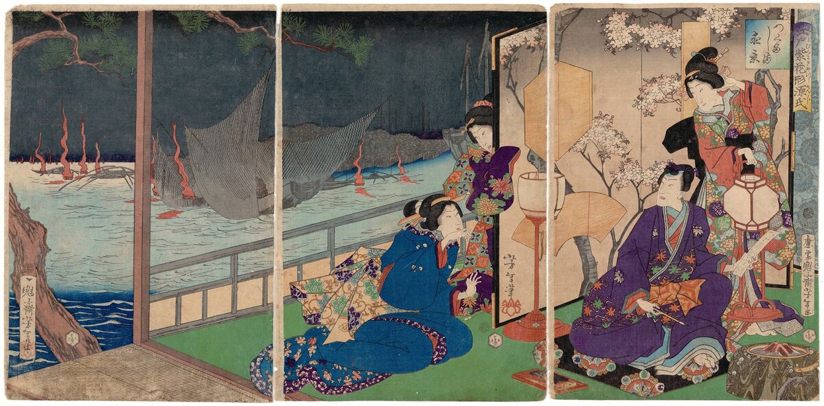 Фото из открытых источников. Японская цветная гравюра