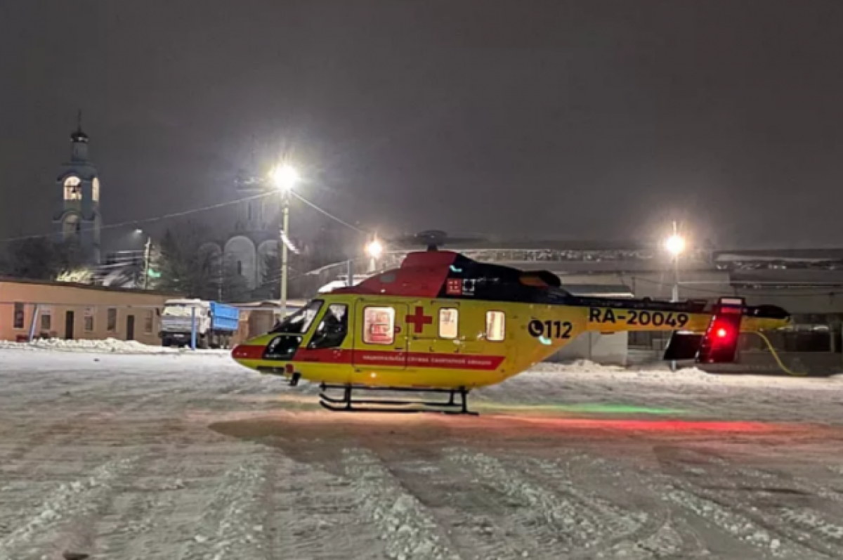    С начала года тульская санавиация совершила пять вылетов