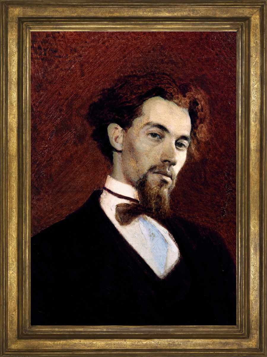 Иван Крамской. Портрет художника К.А. Савицкого. 1871 год. Воронежский областной художественный музей им. И. Н. Крамского