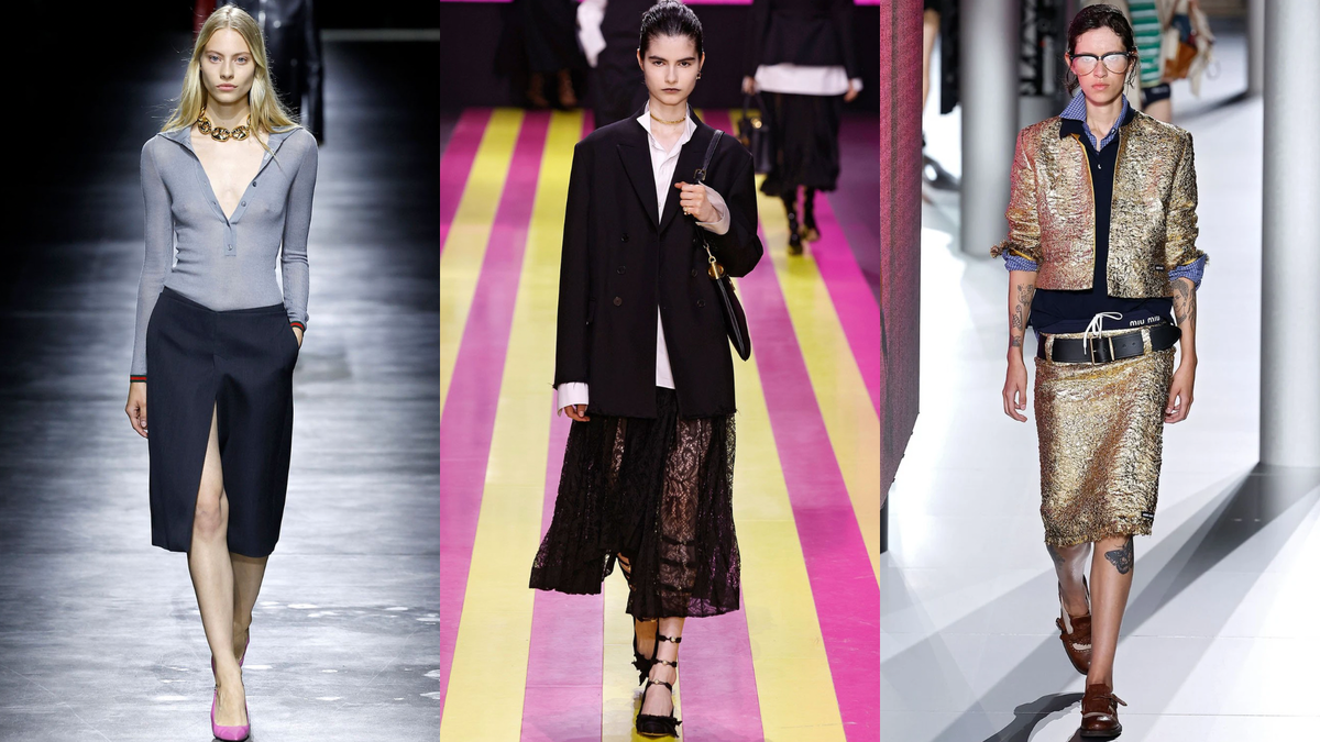 Слева направо: Gucci, Dior, Miu Miu