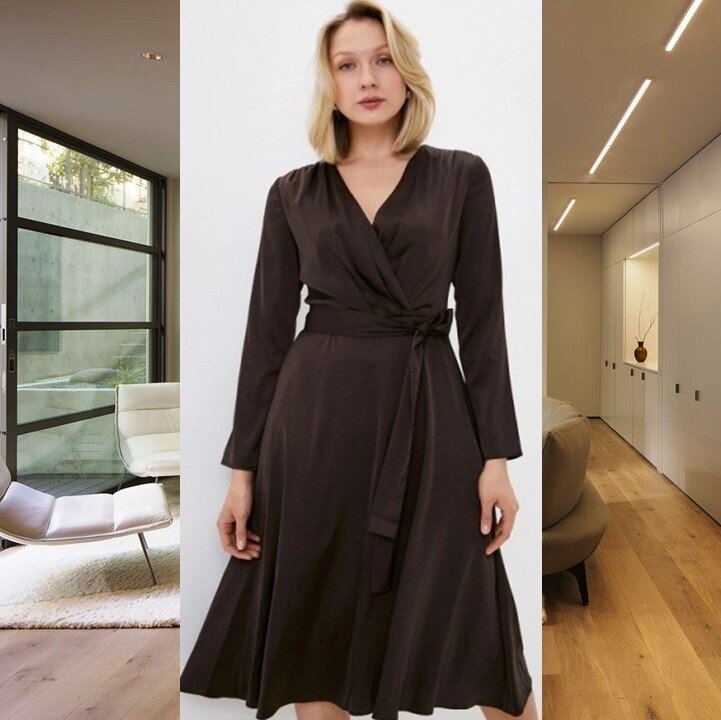 Платье с запахом