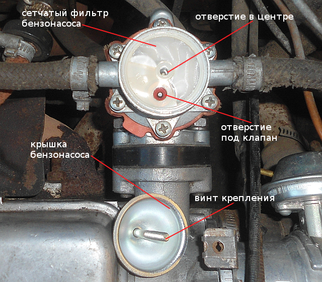 Как поменять бензонасос на ваз 21099 карбюратор