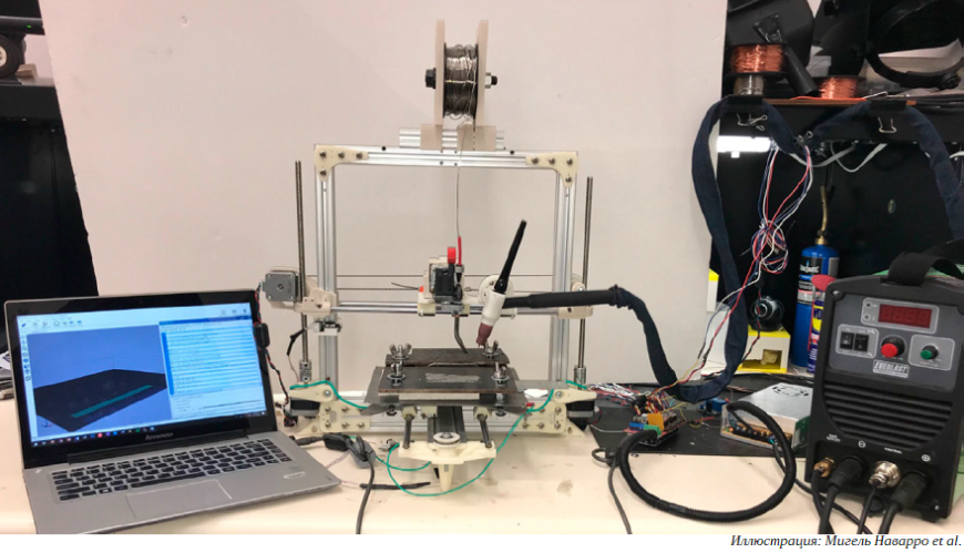 Пример попытки создать бюджетный WAAM 3D-принтер