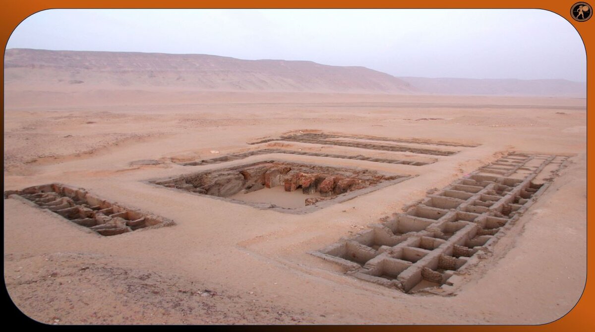 Часть некрополя Абидос. Усыпальницы Джера