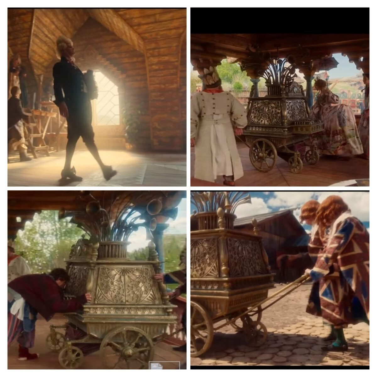 Английская чудо-машина из фильма "По щучьему велению" (снимки для коллажа взяты из открытых источников в интернете) 