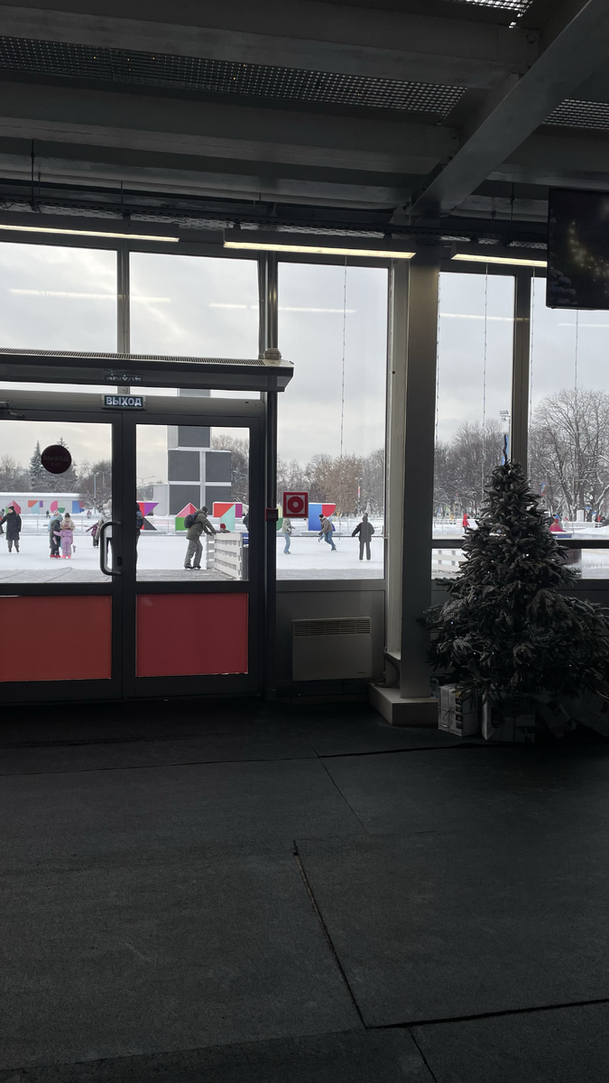План катка в парке горького
