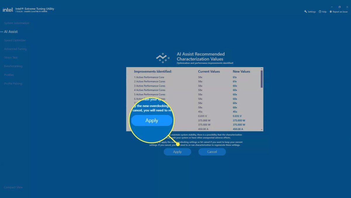 Intel extreme tuning utility 6.5