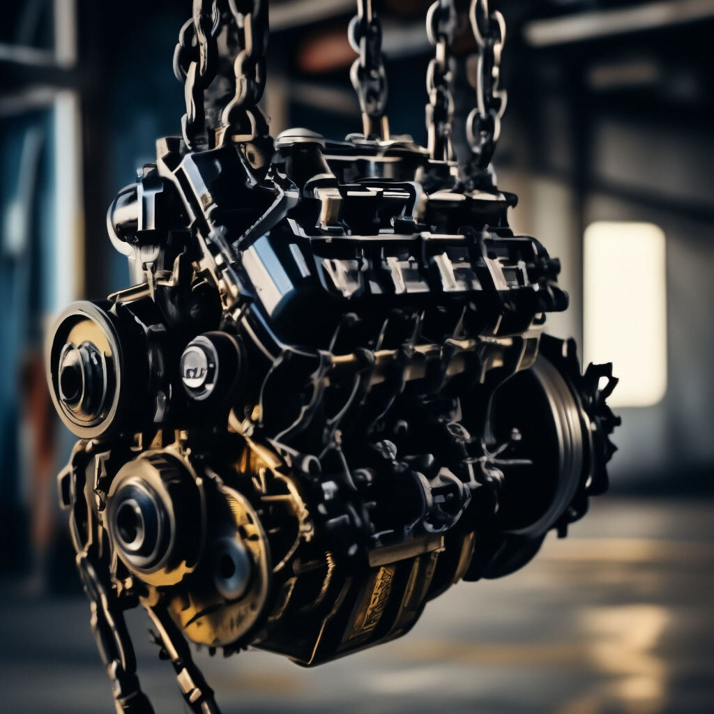 Двигатель 16K4F на цепях