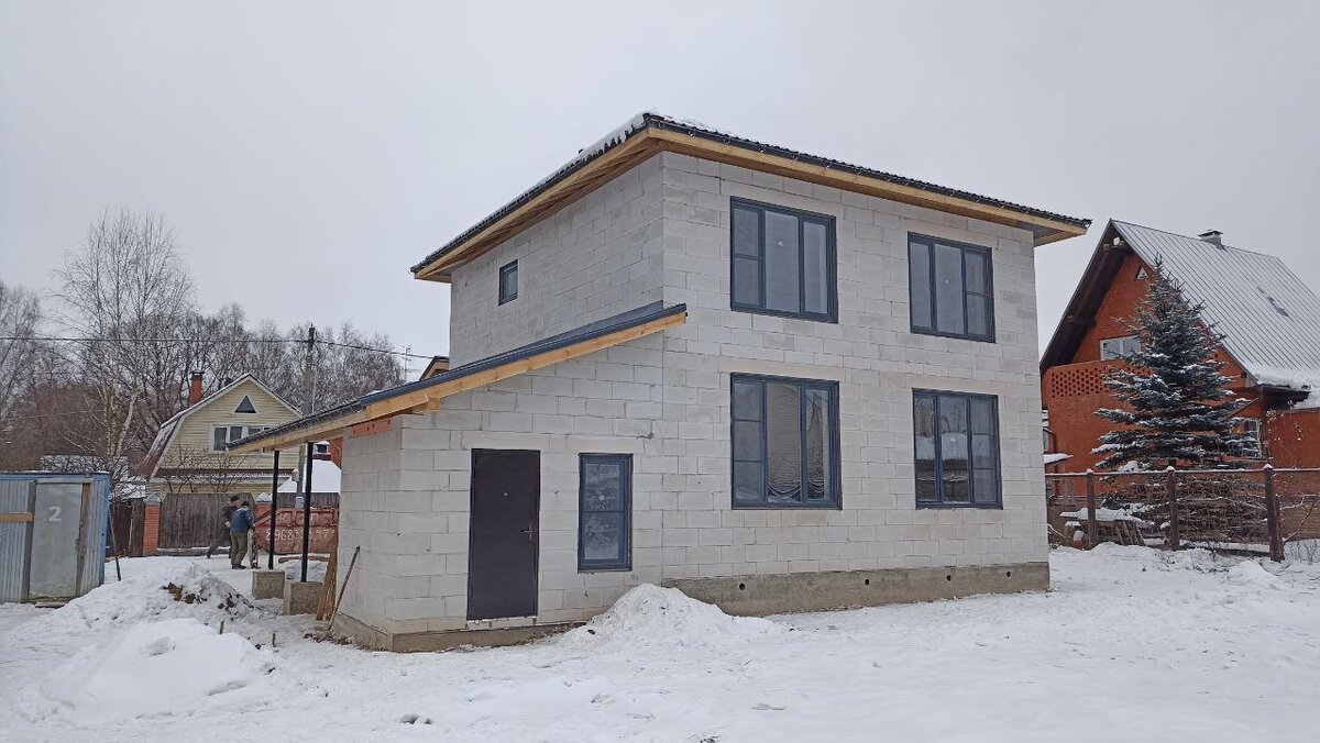 Дома из газобетона плотностью D400 и прочностью В2,5
