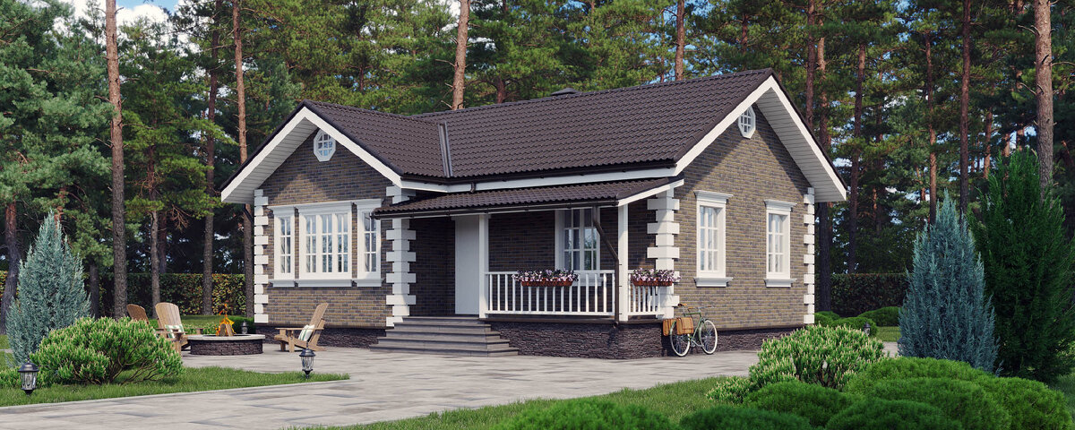 Источник: terem-pro
Газоблочный дом «Добрыня» из каталога «Теремъ»