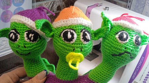 Трехглавый дракон амигуруми схема