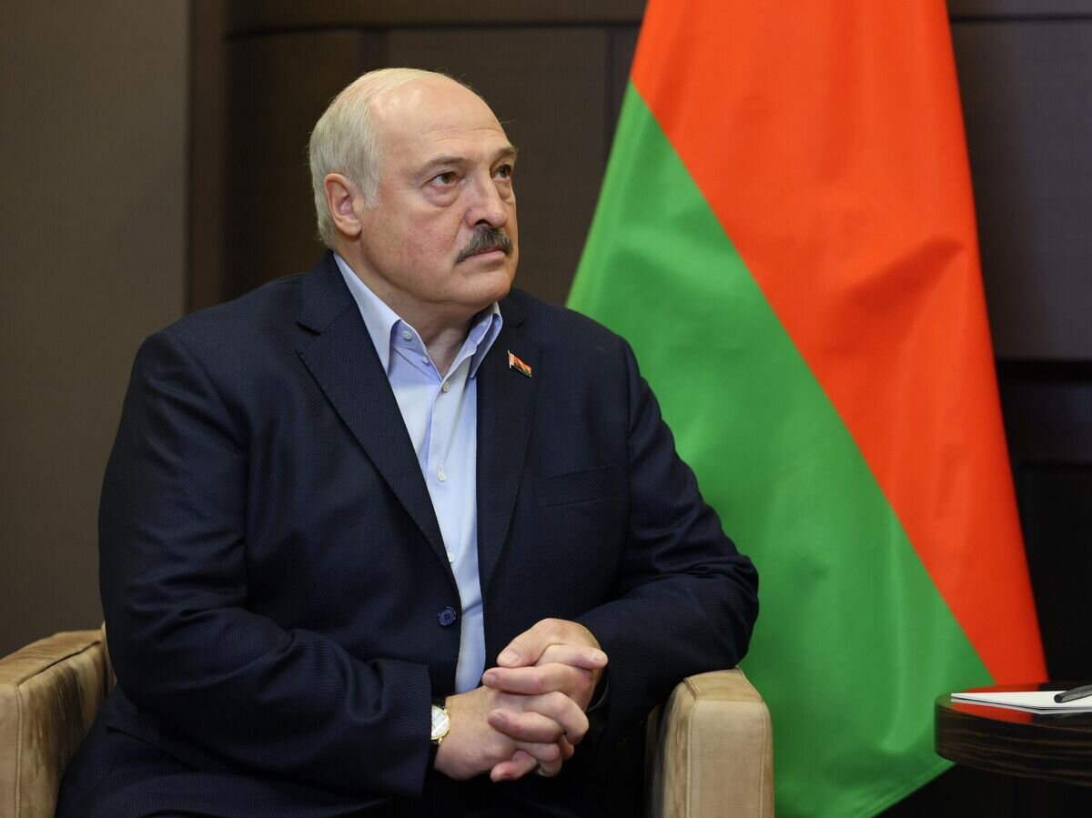    Президент Белоруссии Александр Лукашенко во время встречи с президентом РФ Владимиром Путиным© РИА Новости / POOL