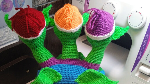 Горыныч амигуруми схема