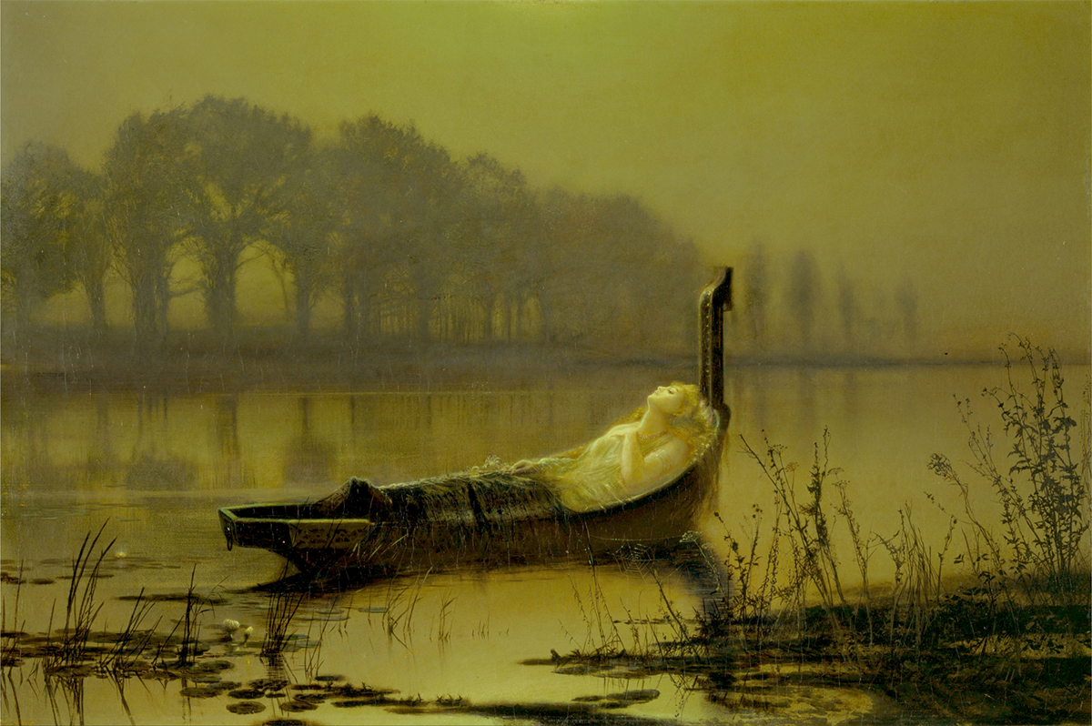 Джон Аткинсон Гримшоу. Леди Шалотт, 1875