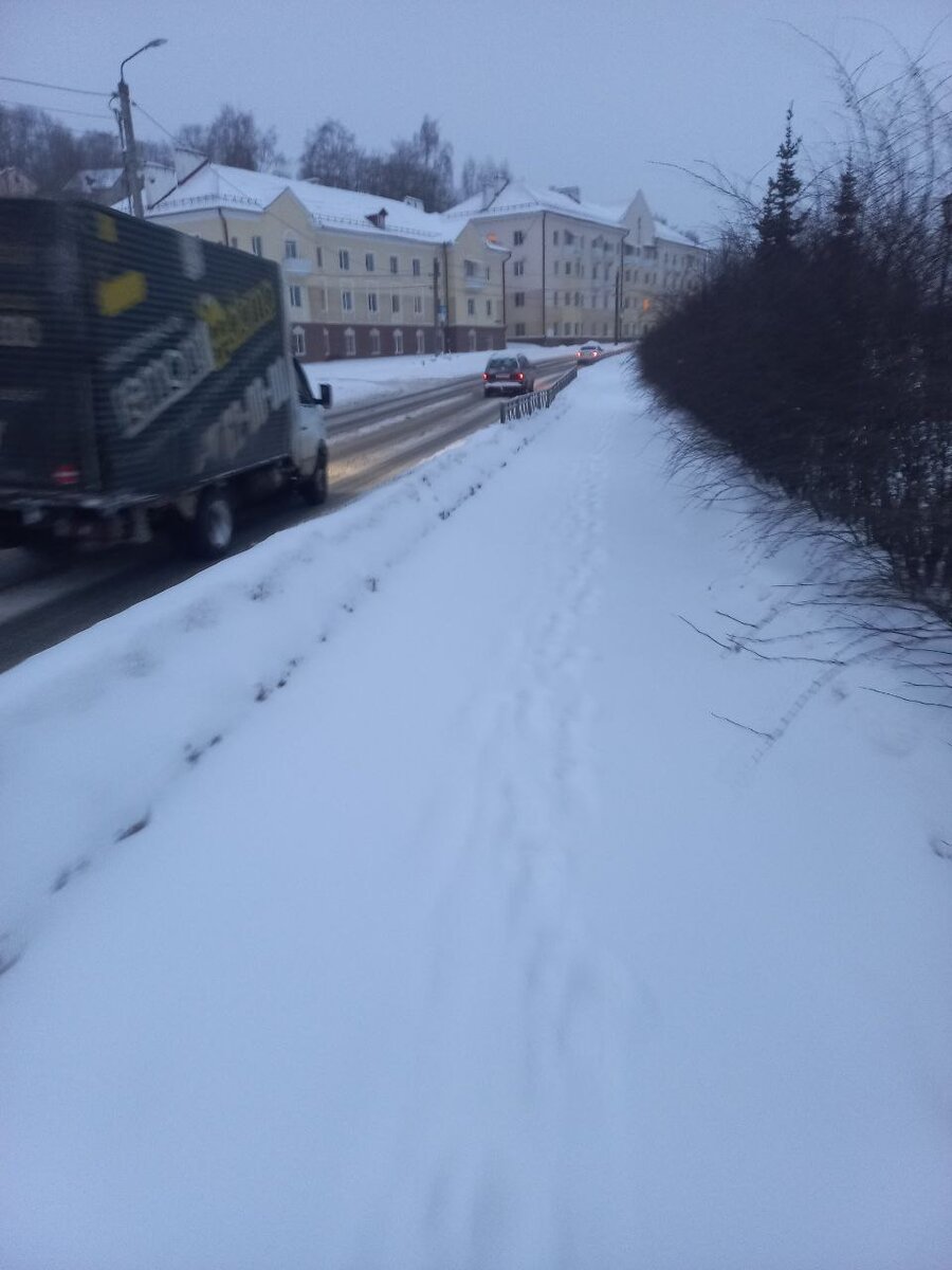 Пешие курьеры в нелетную погоду. 