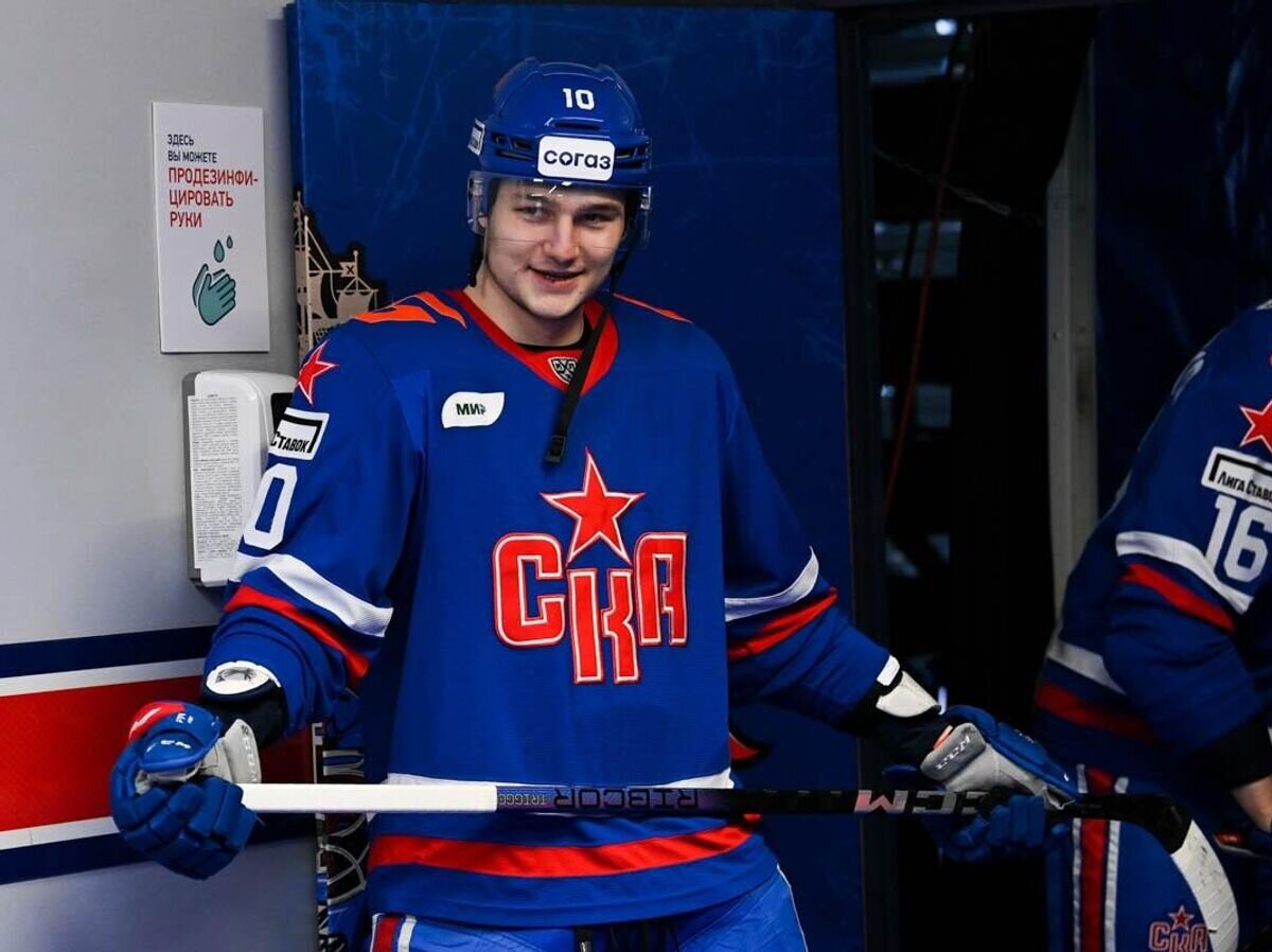    Нападающий СКА Захар Бардаков© Фото : Пресс-служба СКА
