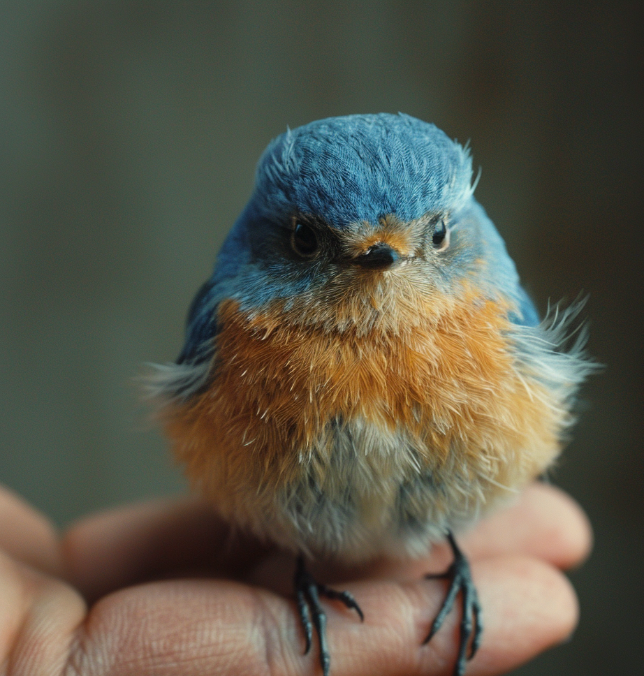 Такой увидела нейросеть лазоревку. 