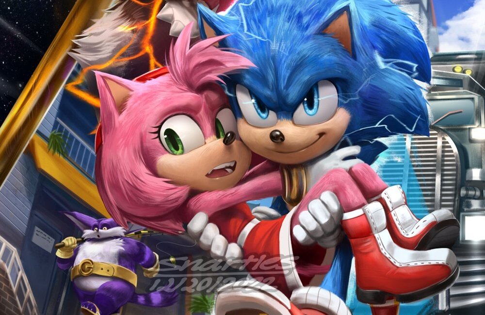 Фанатский постер к триквелу "Соника" 