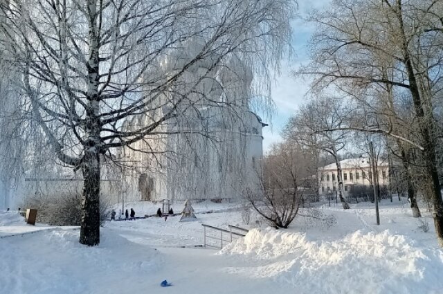    Снег в Вологде ослепительно белый. Фото:  АиФ/ Анна Выстропова,