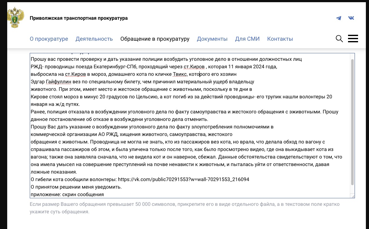 Волонтеры: Кот Твикс, которого проводница выкинула из вагона поезда- погиб  | Охрана рыбов | Дзен