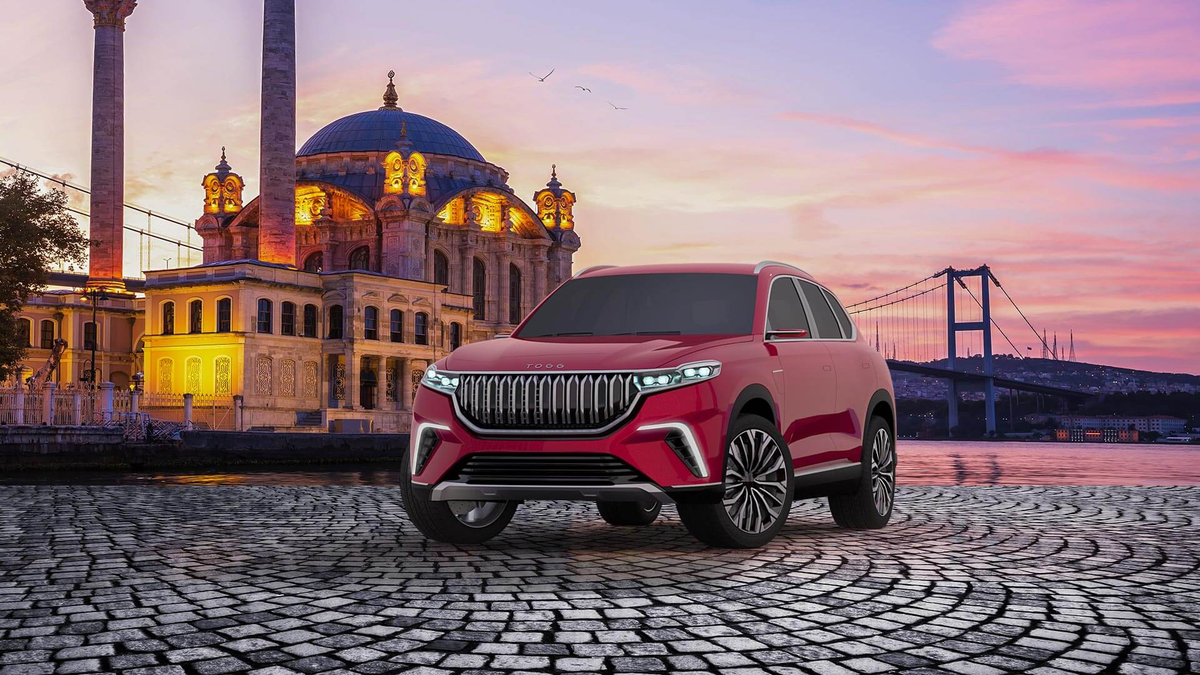 TOGG на фоне Босфора