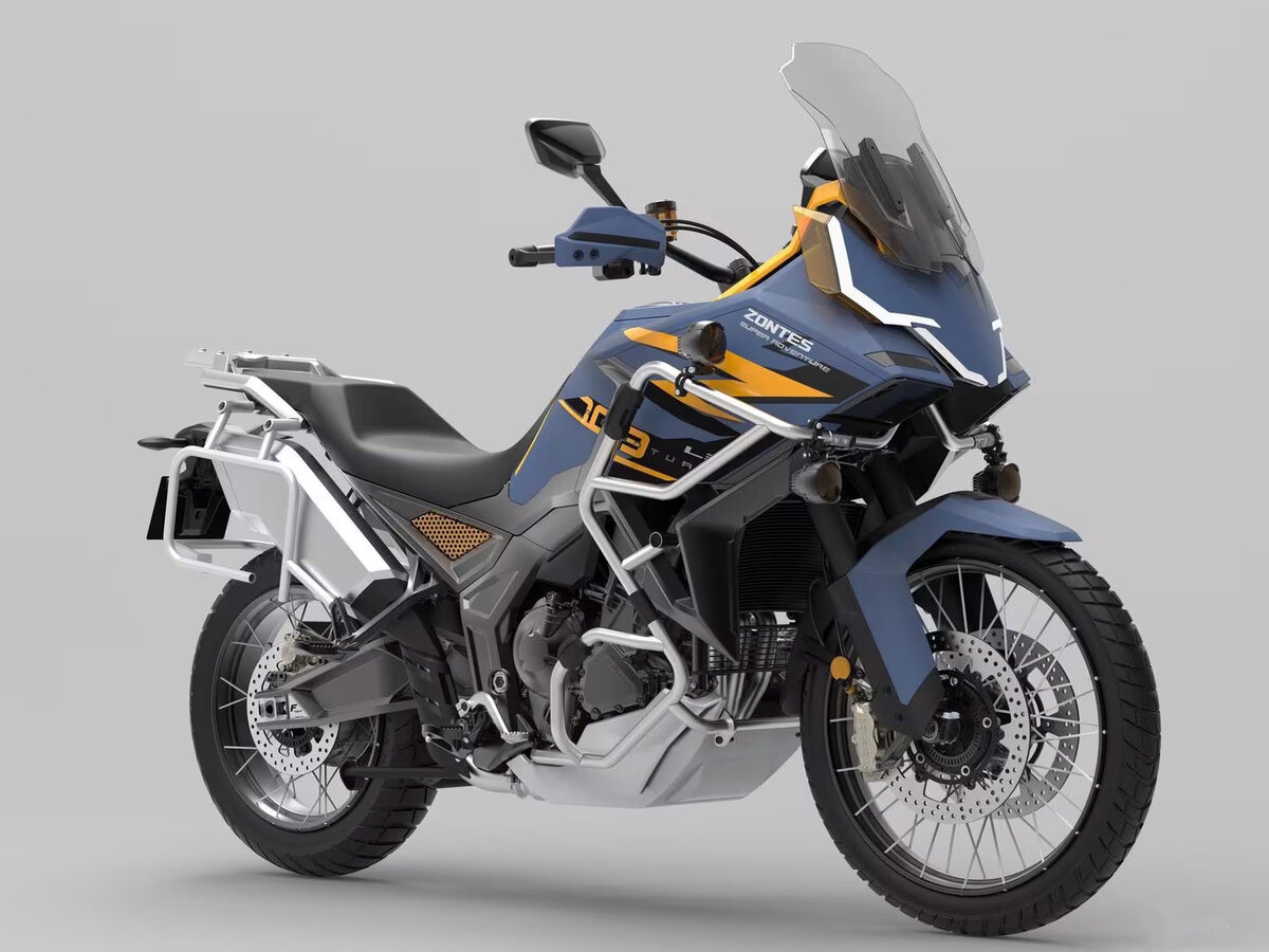 Китайский бренд Zontes выведет на рынок новый трехцилиндровый туристический мотоцикл под названием 703F и новый спортбайк под названием 703RR в 2024 году.